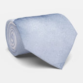 Cravate Pétales bleues peintes (Roulé)