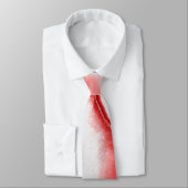 Cravate Pétales de fleurs rouges (Attaché)