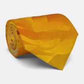 Cravate Pétales de rose jaunes (Roulé)