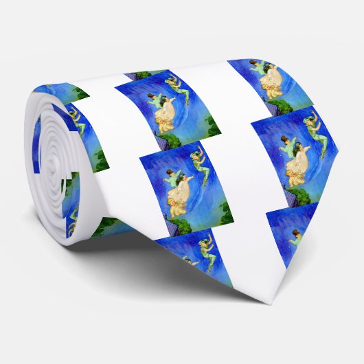 CRAVATE PETER PAN, WENDY, JOHN ET MICHAEL SE SONT ÉLOIGNÉS (Roulé)