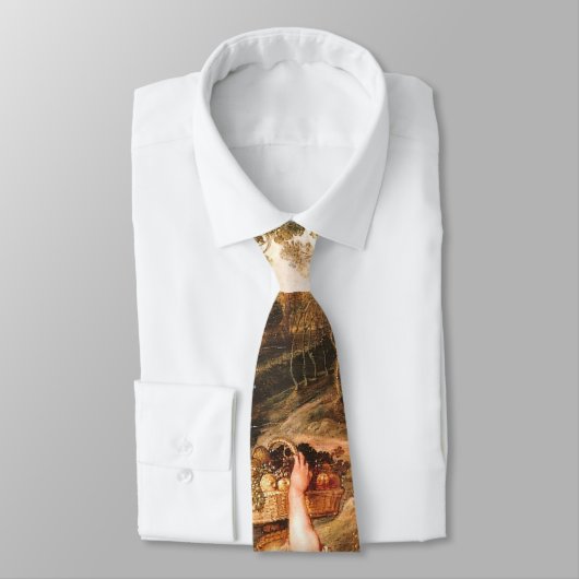 Cravate Peter Paul Rubens Milkmaips avec du bétail sur une (Attaché)