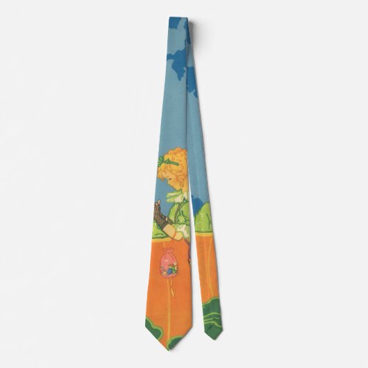 Cravate Peter Peter Citrouille Mangeur, rime de la pépiniè (Devant)