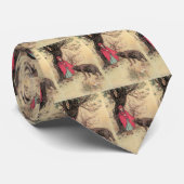 Cravate Petit chapeau rouge vintage par Warwick Goble (Roulé)