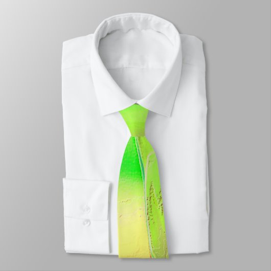 Cravate Petit taillé en vert citron vieilli ? (Attaché)