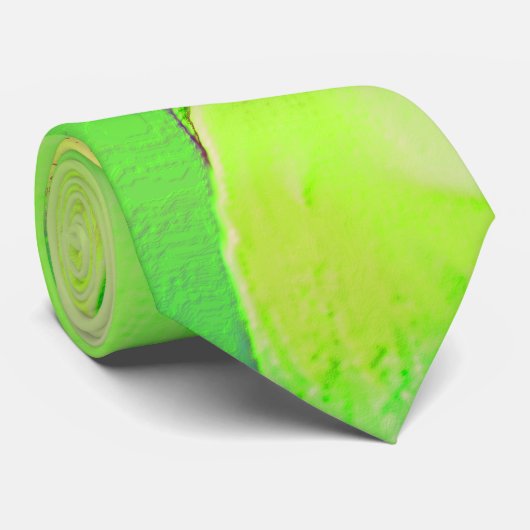 Cravate Petit taillé en vert citron vieilli ? (Roulé)