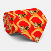Cravate petit tigre d'amusement (Roulé)