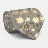 Cravate petites fleurs (Roulé)