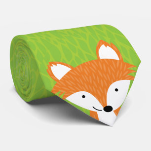 Cravate Petits amis astucieux de la région boisée Fox