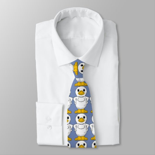 Cravate Petits canards blancs debout Thunder_Cove (Attaché)