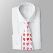 Cravate Petits coeurs (Attaché)