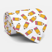 Cravate Petits crayons sur papier (Roulé)