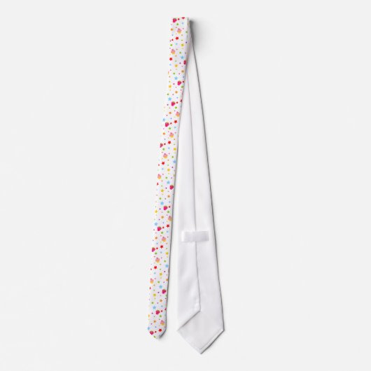 Cravate Petits gâteaux et fraises (Dos)