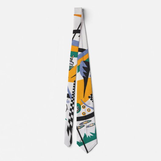 Cravate Petits Mondes IV, Abstraits, Wassily Kandinsky (Dos)