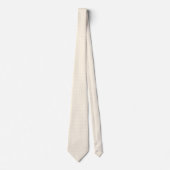Cravate Petits points sur un fond beige (Devant)