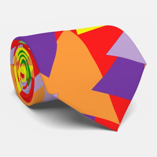 Cravate Petits triangles (Roulé)