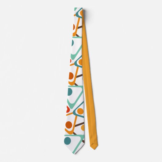 Cravate Petits triangles les années 70 (Devant)