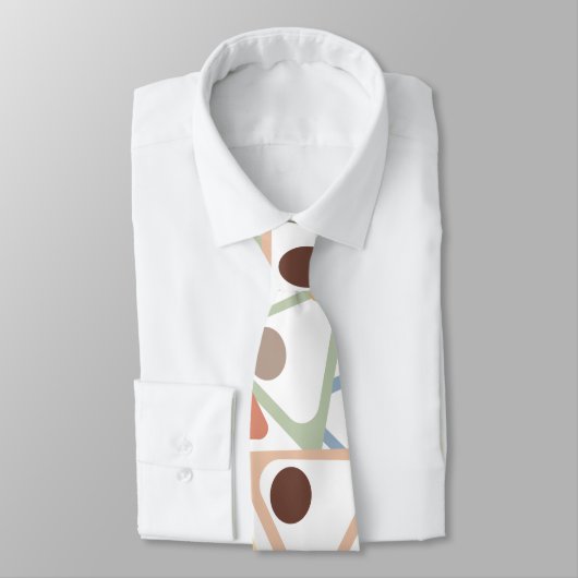 Cravate Petits Triangles Pastel (Attaché)