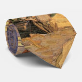 Cravate Peupliers sur une route à travers des collines de  (Roulé)