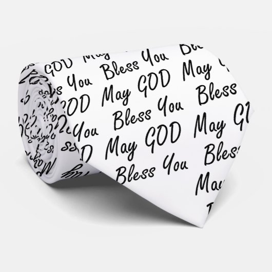 CRAVATE PEUT UN DIEU VOUS BÉNIR (Roulé)