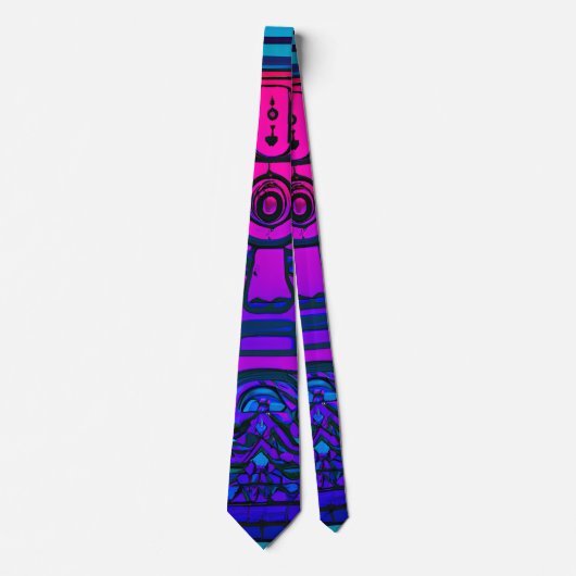 Cravate Pharaon Synthwave (Devant)