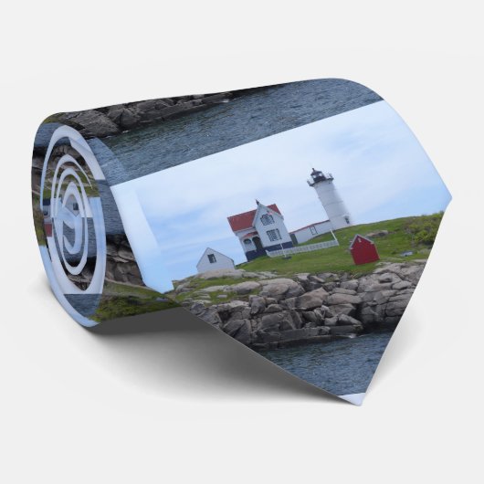 Cravate Phare de protubérance - Maine (Roulé)