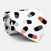 Cravate Pharmacologie et pilules - Blanc (Roulé)