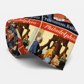 Cravate Philadelphie. Allez. Pennsylvania Railroad (Roulé)