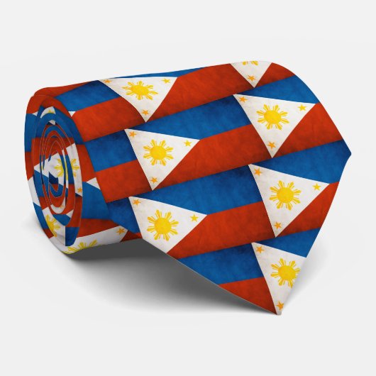 Cravate philippine de drapeau (Roulé)