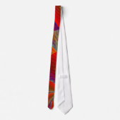 Cravate Phoenix Rising cool moderne rouge art abstrait (Dos)