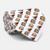 Cravate Photo Collage papa Motif Fête des pères (Roulé)