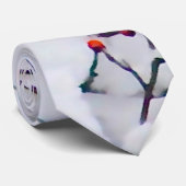 Cravate Photo du cardinal Snow Tree (Roulé)