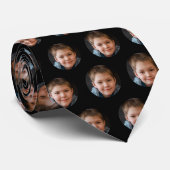 Cravate Photo du visage des enfants Fête des pères personn (Roulé)