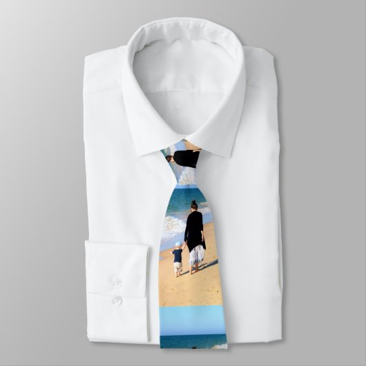 Cravate photo personnalisé Votre design avec Super (Attaché)