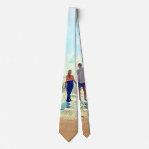 Cravate photo personnalisé Votre design d'amour -
