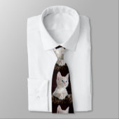 Cravate Photo personnalisée de l'animal de compagnie de ch (Attaché)