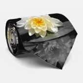 Cravate Photo White Water Lily (Roulé)