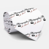 Cravate Photographe avec l'attitude (Roulé)