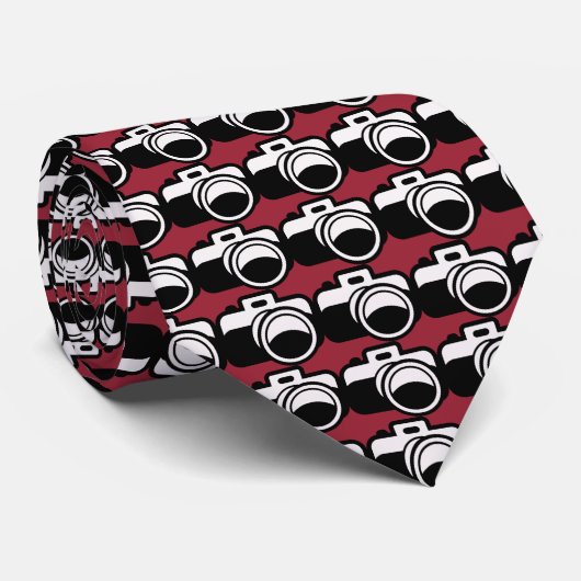 Cravate Photographie Camera Design Necktie (Roulé)