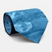 Cravate Photographie de glace bleue (Roulé)