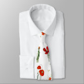 Cravate Photos de couleur rouge à l'aquarelle (Attaché)