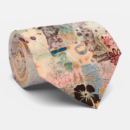 Cravate Phunky Phlowers (Roulé)