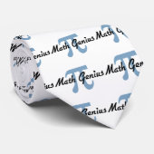 Cravate Pi : Génie de maths (Roulé)