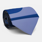 Cravate Piano bleu (Roulé)