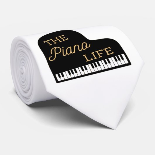 Cravate Piano Life Grand Piano (Roulé)