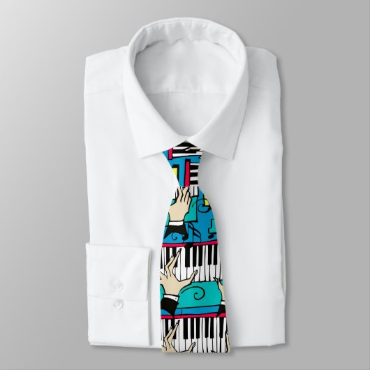 CRAVATE "PIANO MAN " (Attaché)