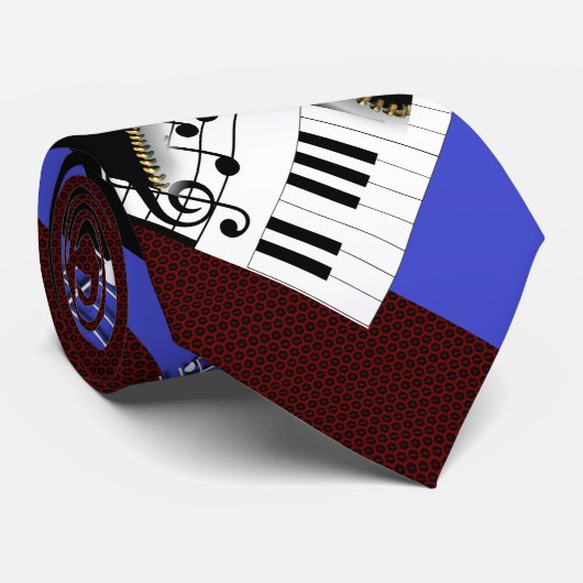 Cravate Piano Player (Roulé)