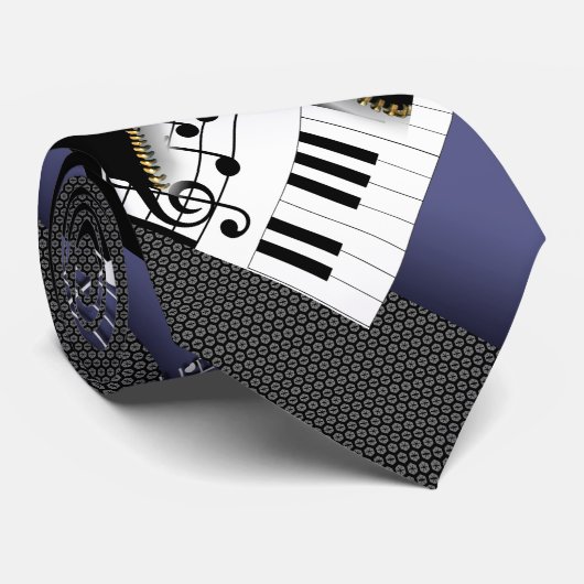 Cravate Piano Player (Roulé)