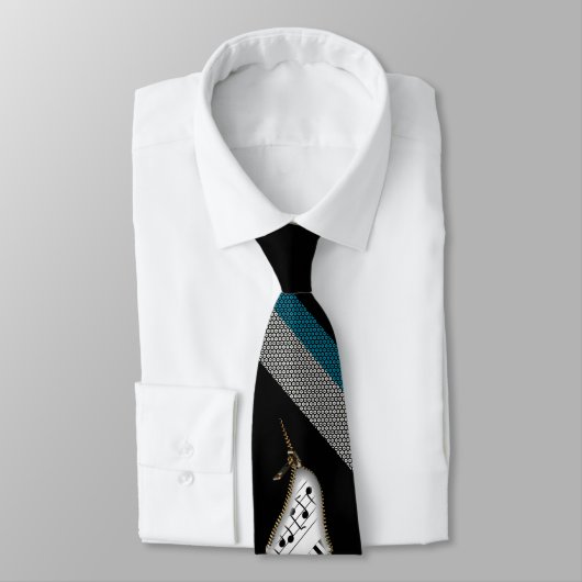 Cravate Piano Zipper (Attaché)