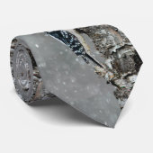 Cravate Pic Downy en neige - Photo originale (Roulé)