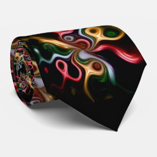 Cravate Picasso Rose Art Abstrait moderne